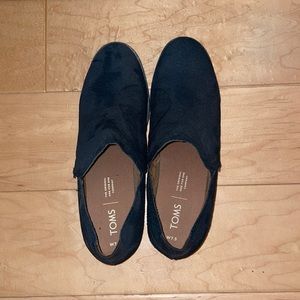 Black toms booties